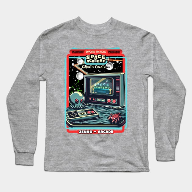 Space Academy - beyond the Void (Galactic Creatures) Zenno Arcade Long Sleeve T-Shirt by Invad3rDiz